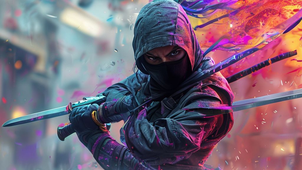 Anime - Bad Ass Ninja With Sword