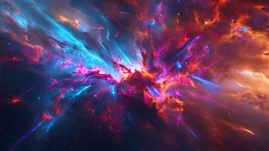 Scifi - Super Nebula With Lasers