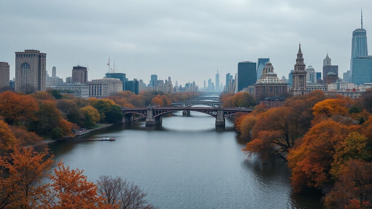 Radiant Central Park Foliage in Autumn