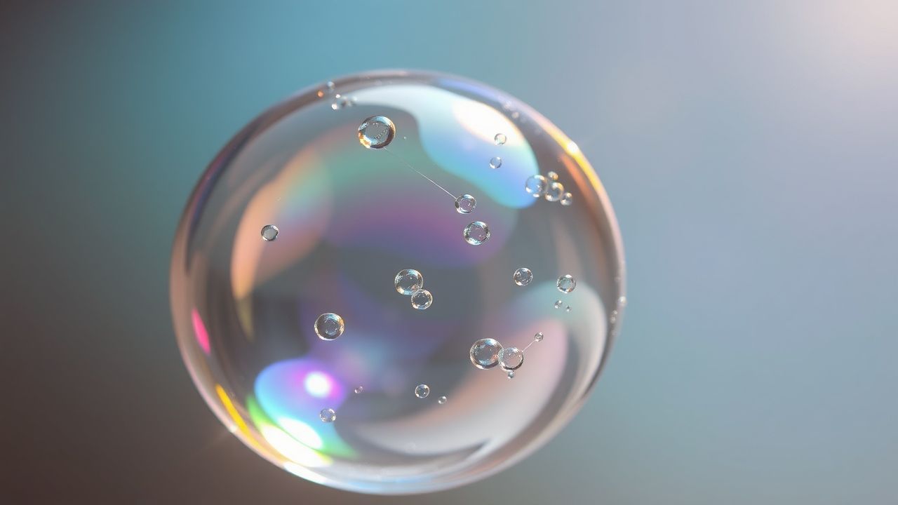 Infinite Soap Bubble Interference
