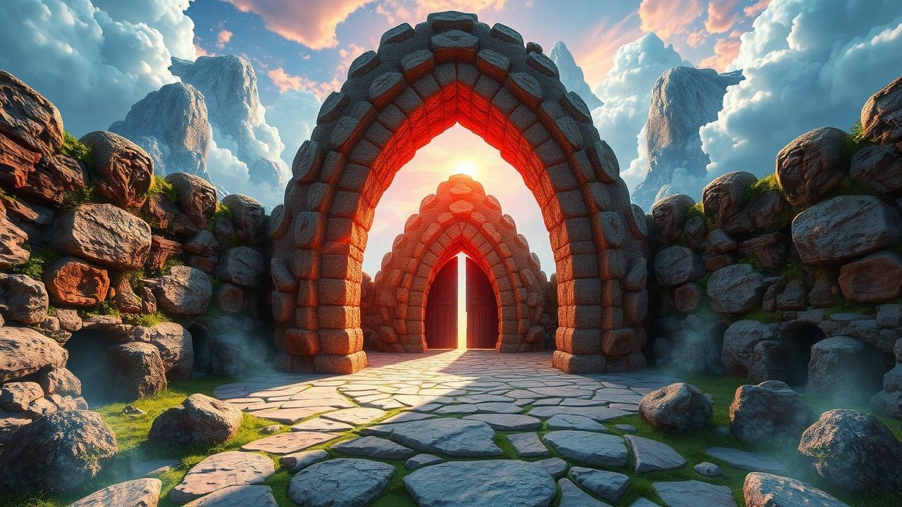 Magical Portal Stone Arch