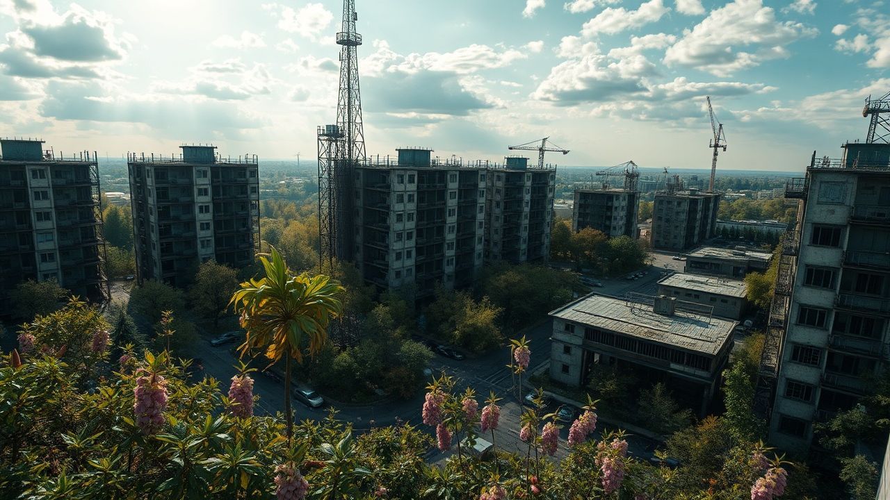 Overgrown Chernobyl Nature Reclaiming
