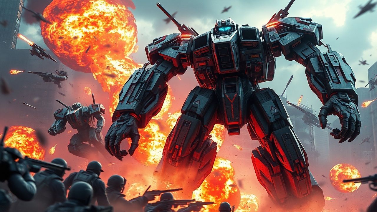 Colossal Mech Battle Giant