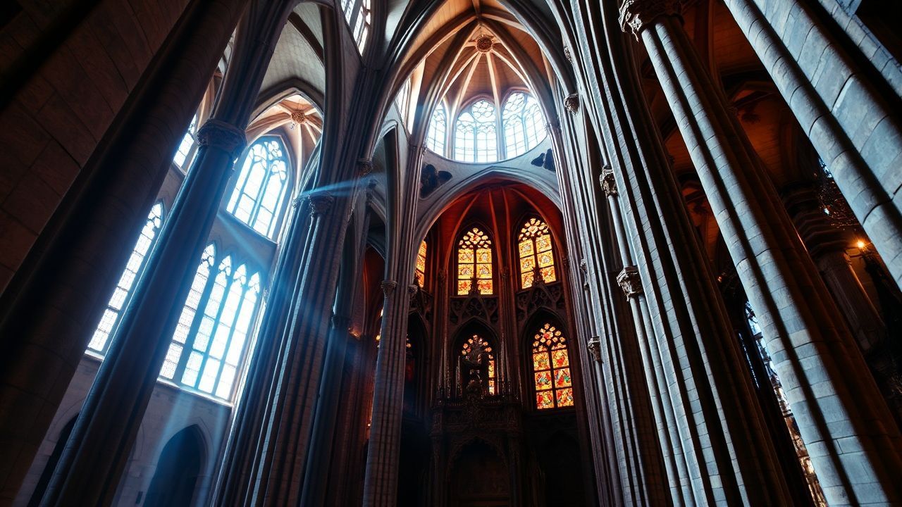 Sacred Sagrada Familia Interior