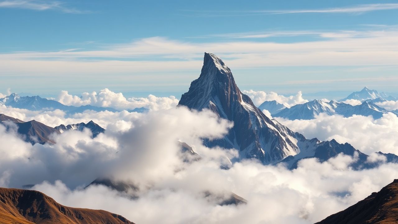 Wild Matterhorn Pyramid Peak Drama