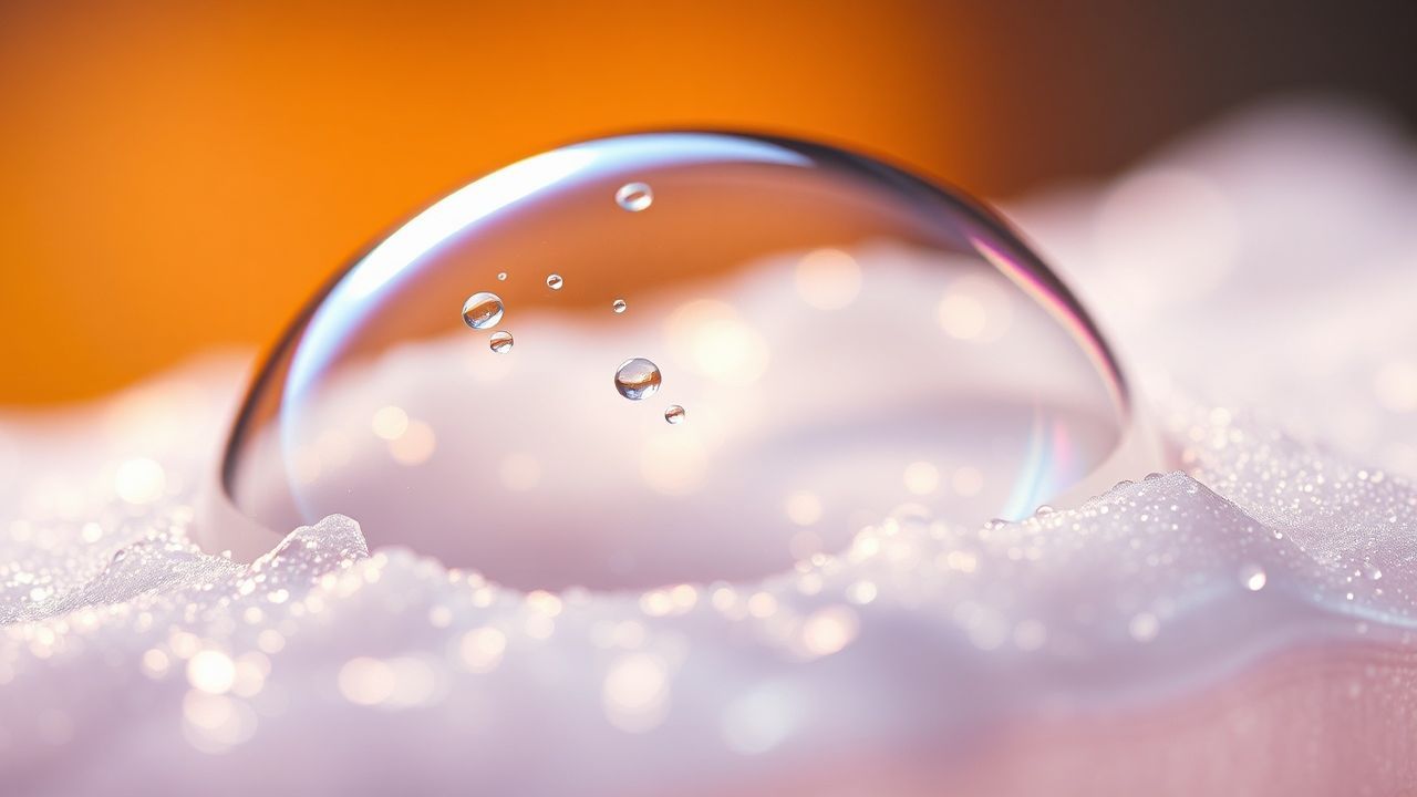 Flowing Soap Bubble Interference