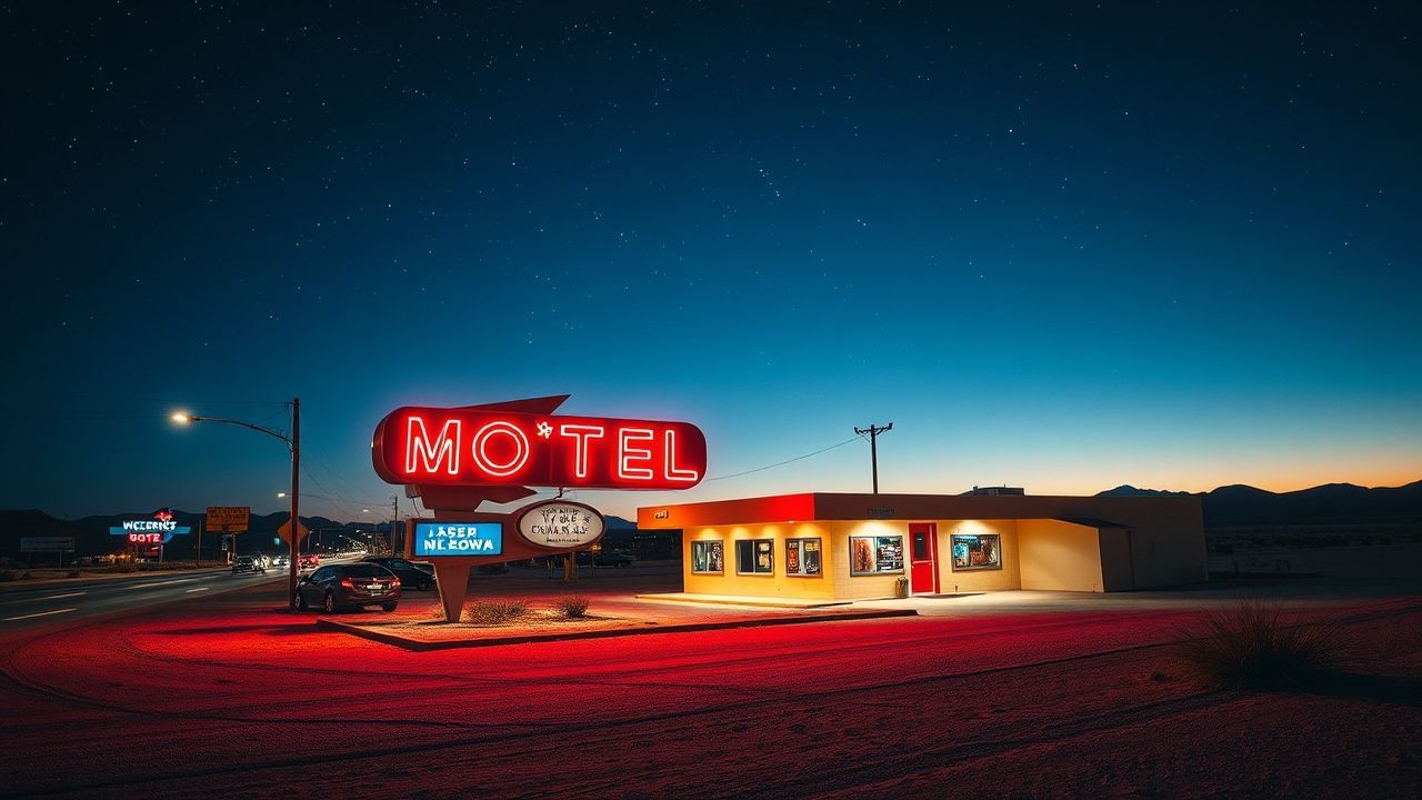 Neon Motel Sign Vacancy Neon Dreams