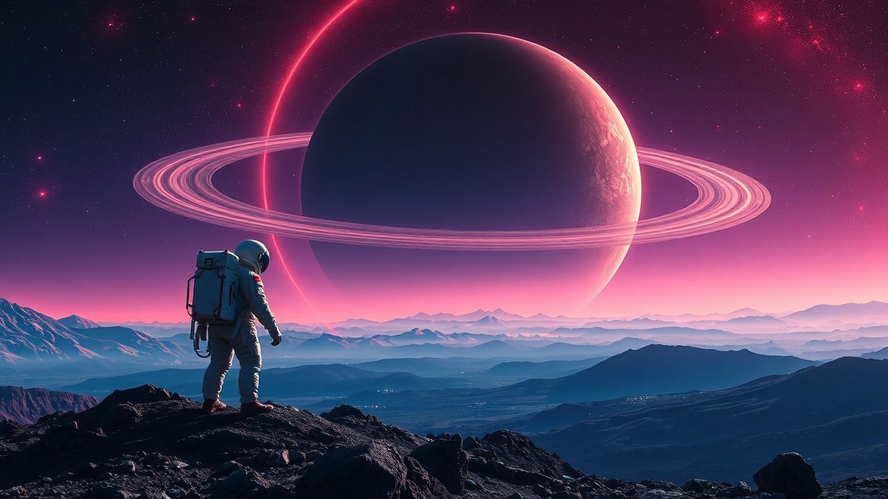 Brilliant Astronaut Alien Planet