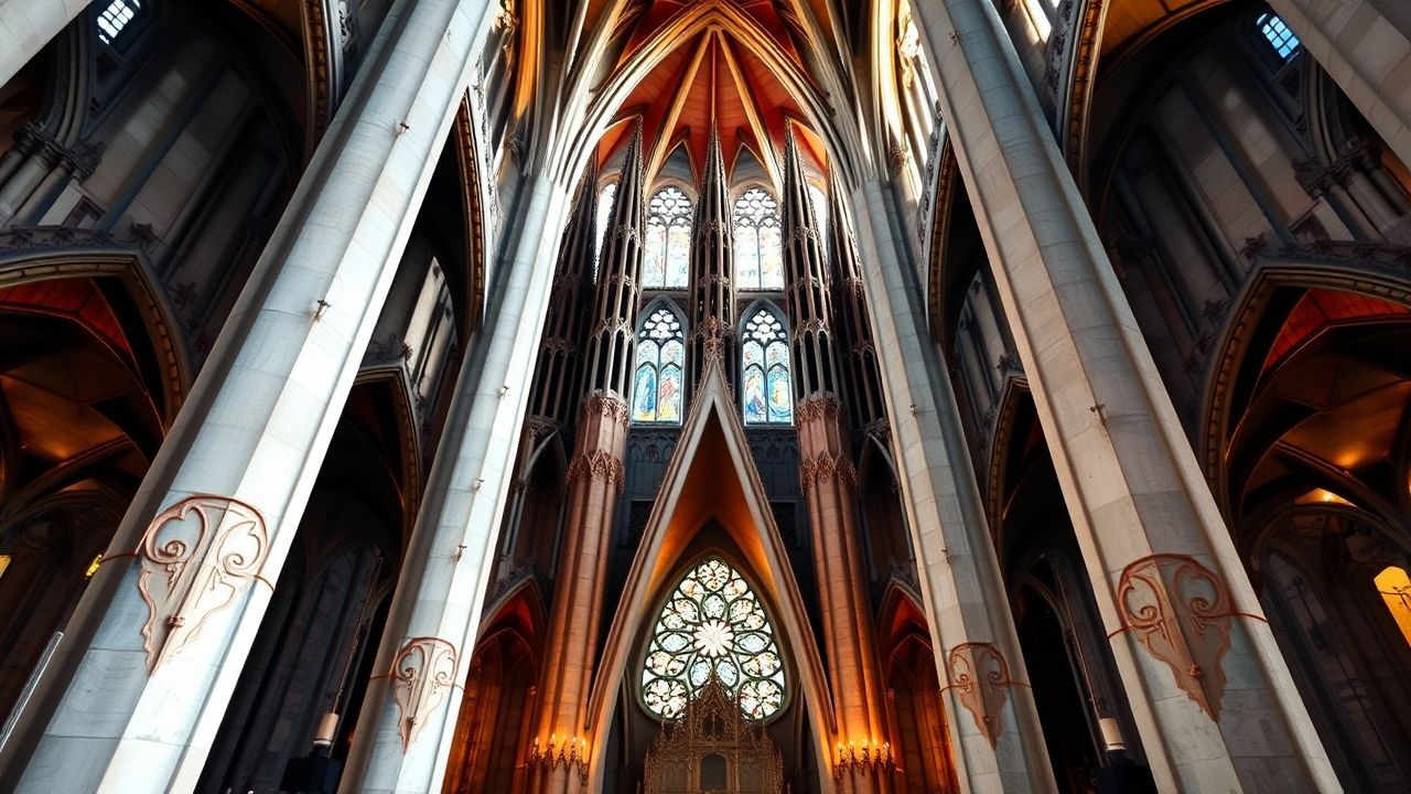 Iconic Sagrada Familia Interior