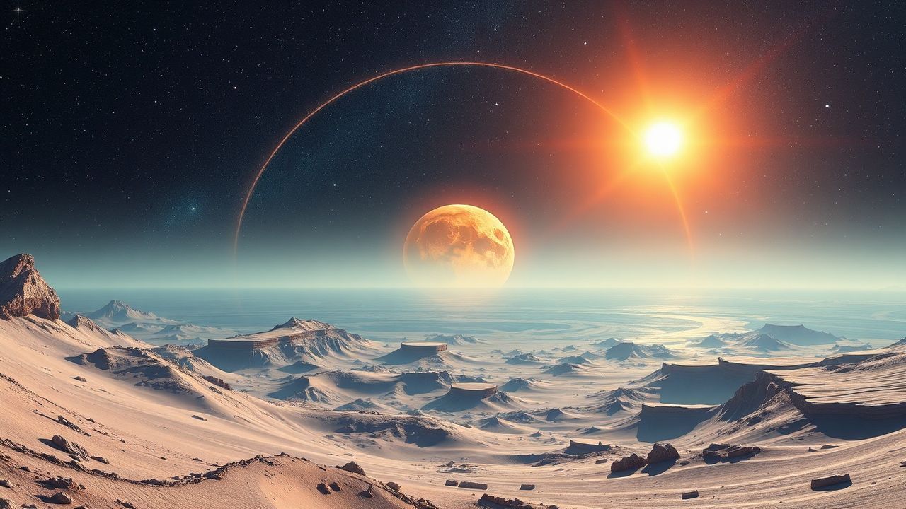 Radiant Binary Star System