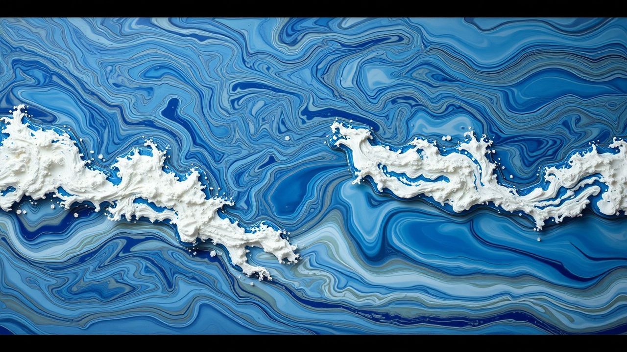 Dynamic Resin Art Ocean