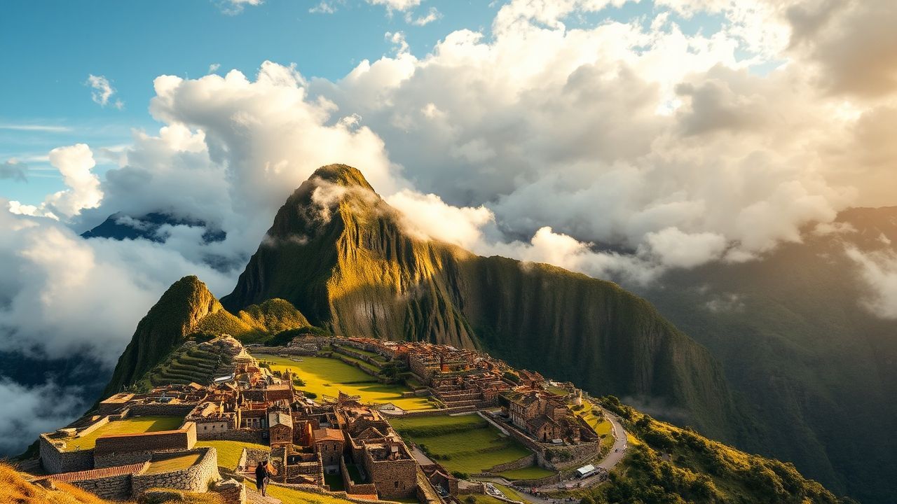 Mysterious Machu Picchu Picchu Clouds