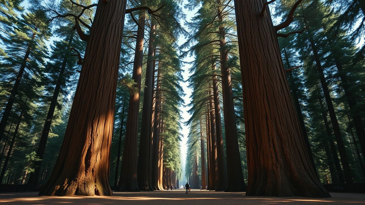 Tranquil Sequoia Grove Giant