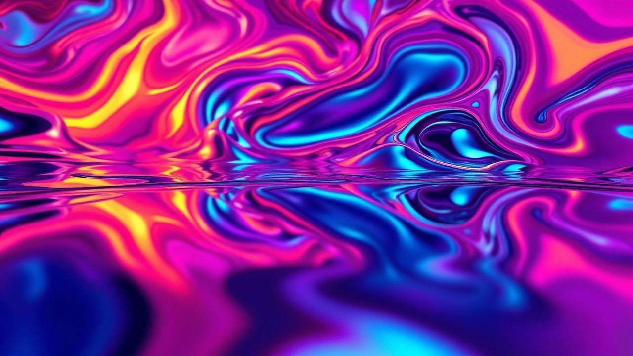 Dynamic Liquid Chrome Morphing