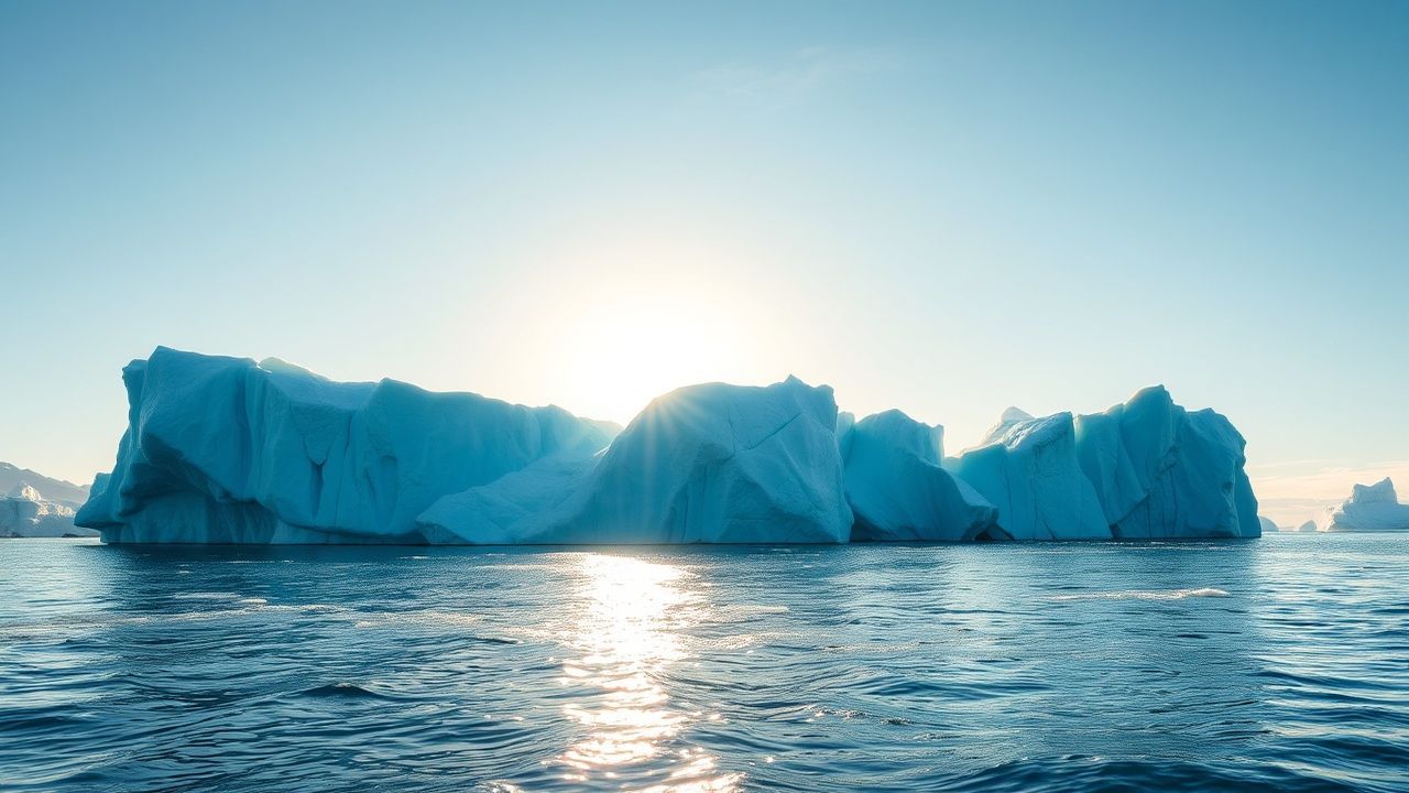 Lush Iceberg Sculpture Floating
