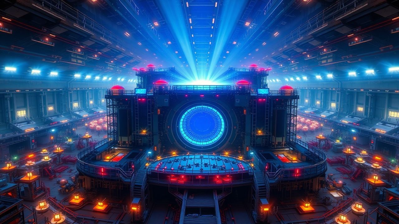 Quantum Fusion Reactor Core Glow