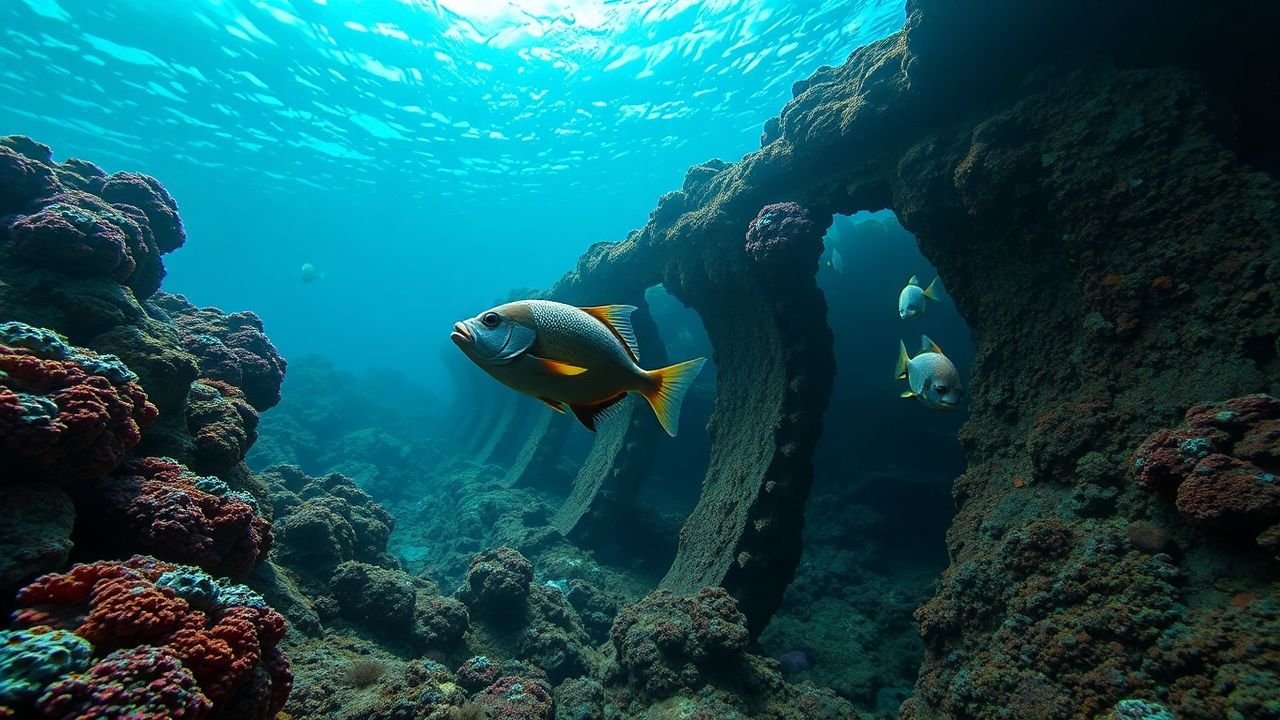 Crystal Shipwreck Coral Encrusted