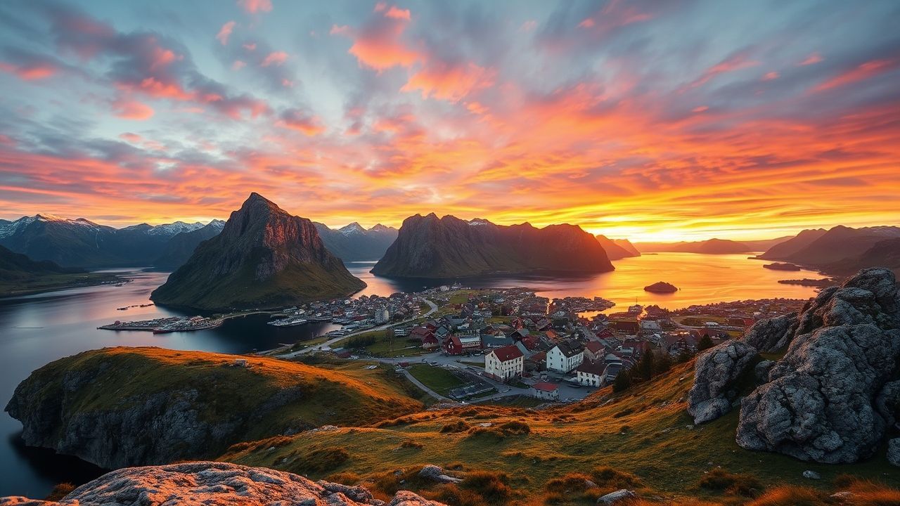 Frozen Norway Lofoten Islands Drama