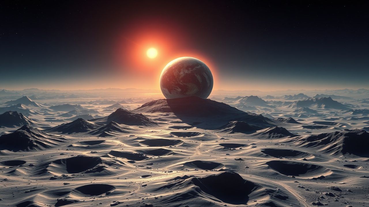 Spectacular Lunar Colony Earth