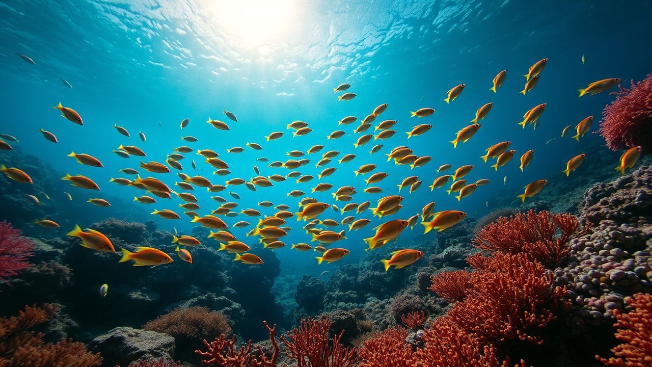 Shimmering Coral Reef Vibrant