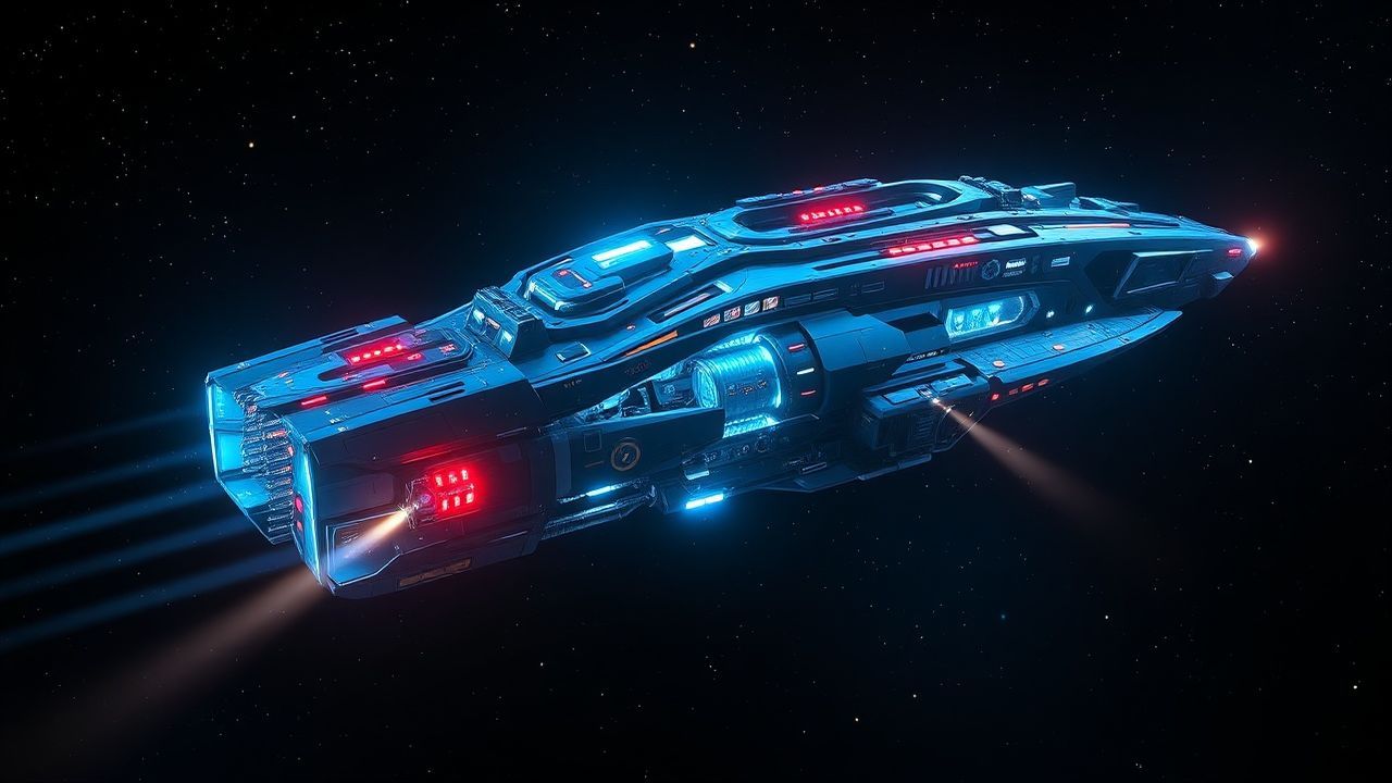 Titanium Bioship Organic Spacecraft