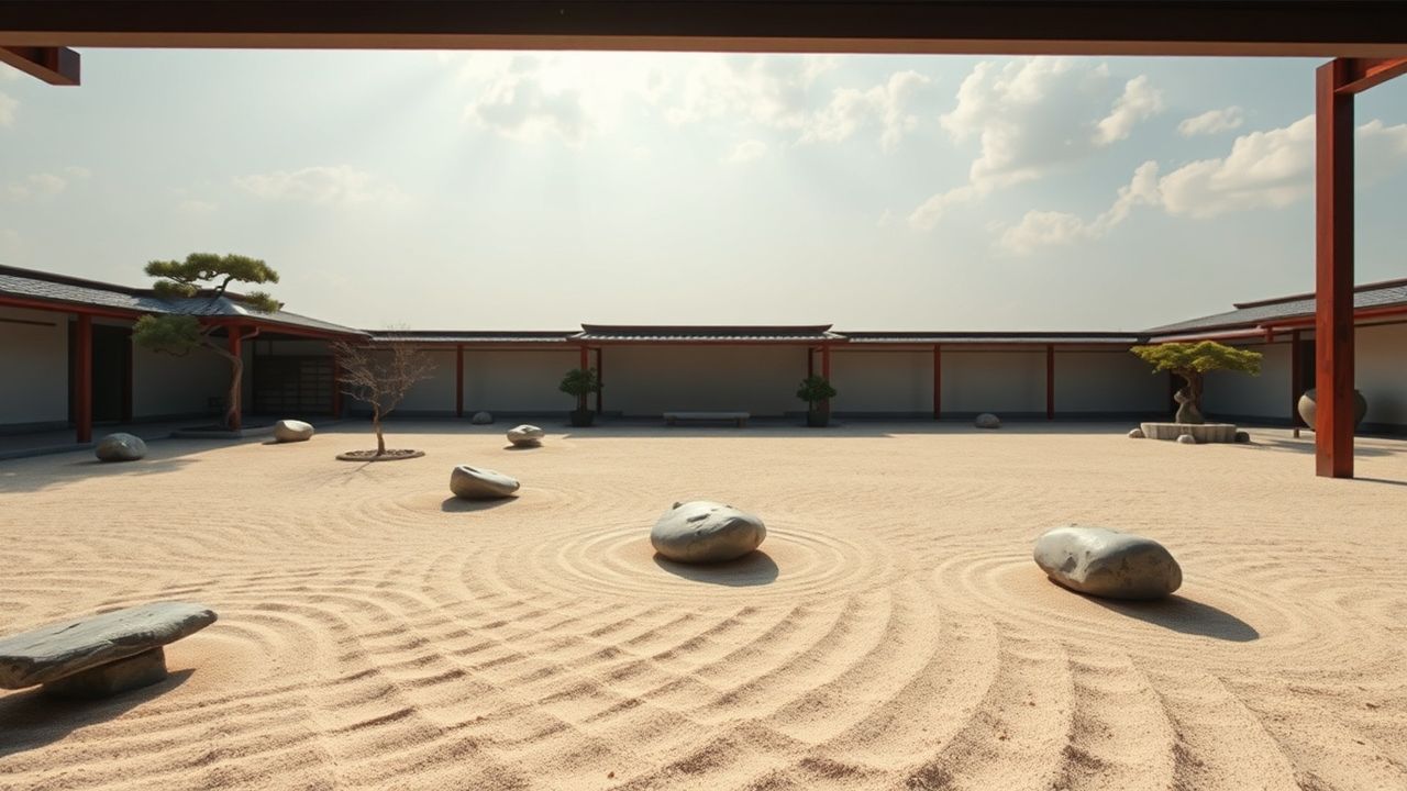 Tranquil Japan Zen Garden Serenity