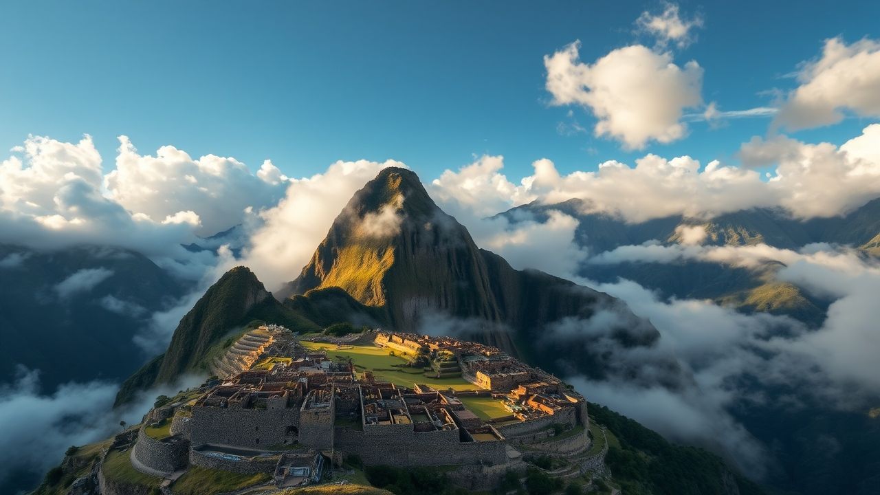 Timeless Machu Picchu Picchu Clouds