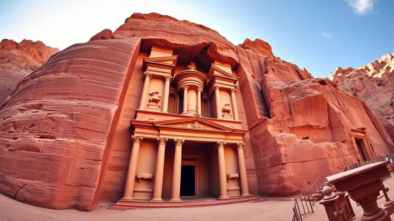 Timeless Petra Treasury Carved Ruins