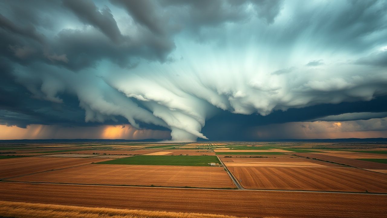 Enchanting Tornado Supercell Structure Drama