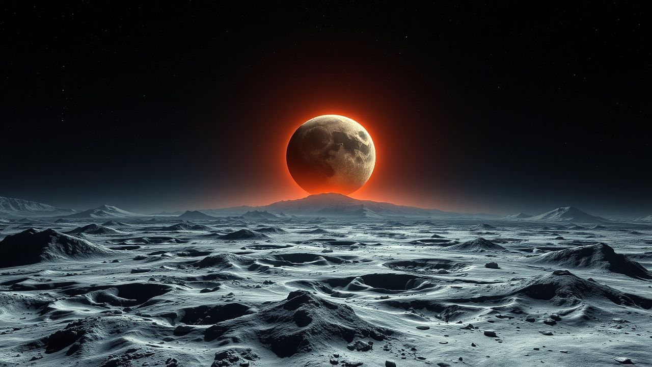 Vast Lunar Colony Earth