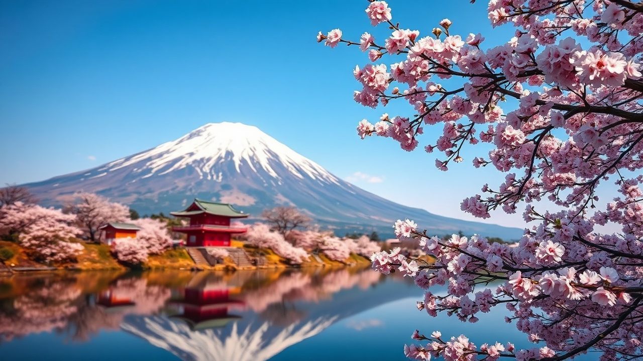 Breathtaking Mt. Fuji Cherry Blossoms in Spring