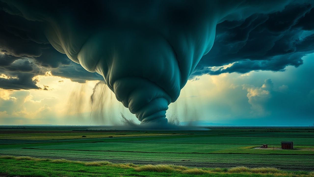 Enchanting Tornado Supercell Structure Drama