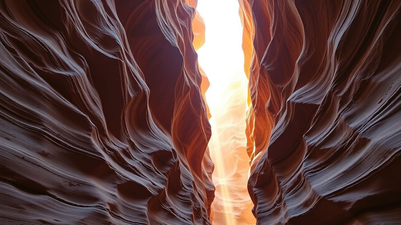 Wild Slot Canyon Narrow Glow