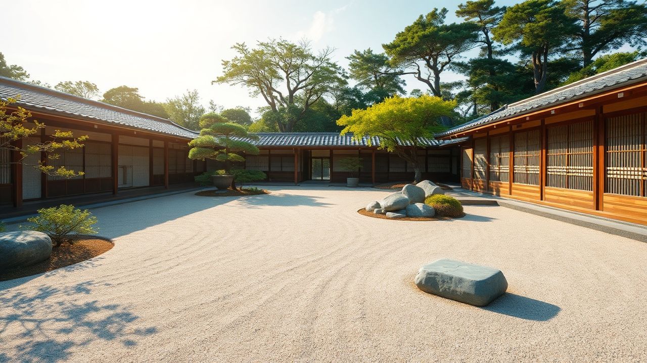 Tranquil Japan Zen Garden Serenity