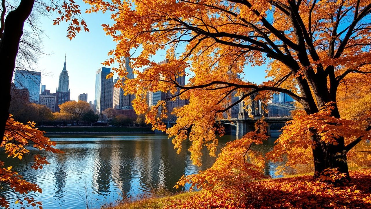 Enchanting Central Park Foliage in Autumn