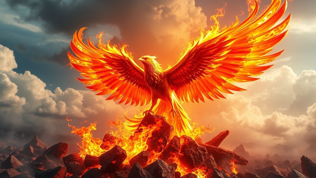 Wondrous Phoenix Rising Ashes Magic