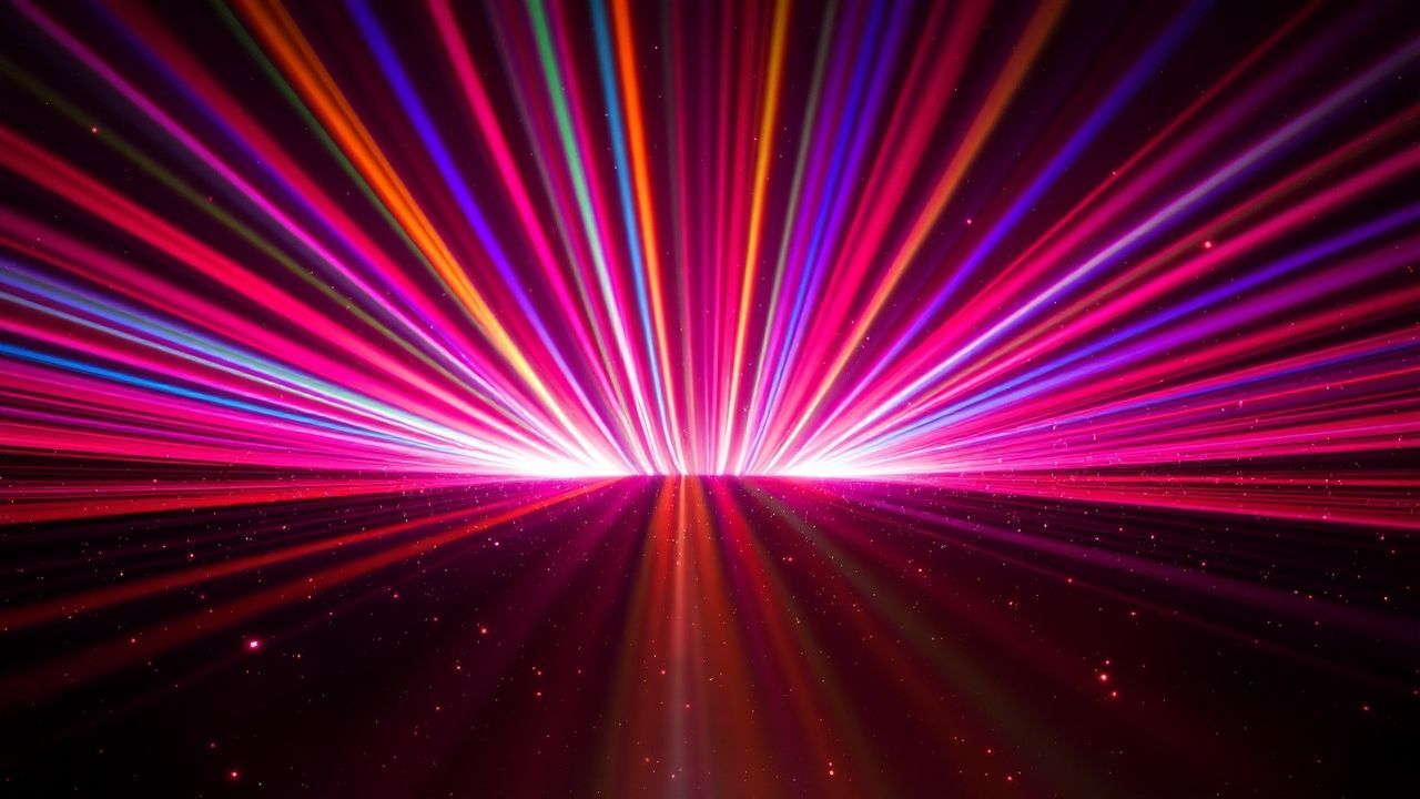 Dynamic Prismatic Light Rainbow Crystal