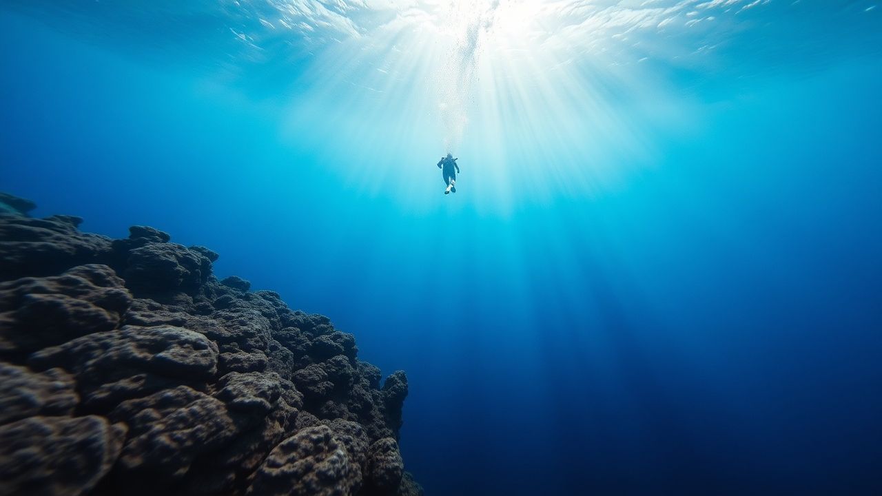 Azure Freediver Blue Abyss Serenity