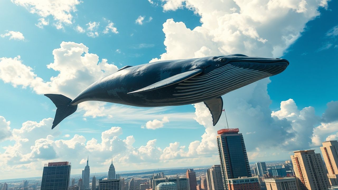 Floating Whale Flying City