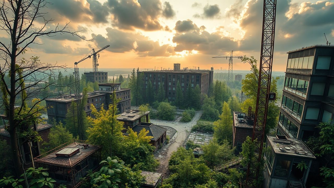 Overgrown Chernobyl Nature Reclaiming