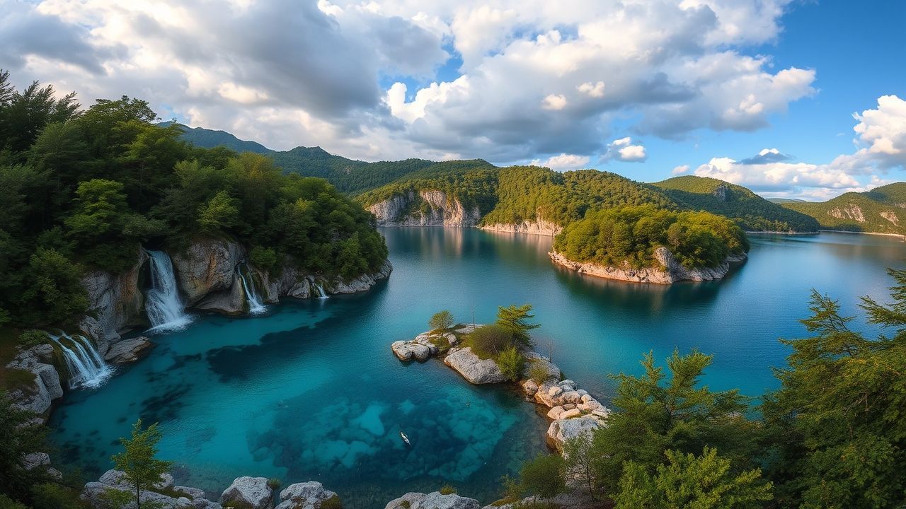 Tranquil Croatia Plitvice Lakes