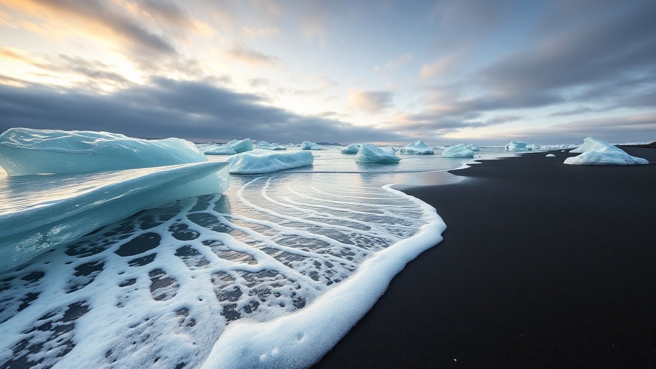 Verdant Iceland Diamond Beach