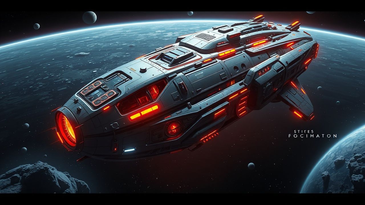 Monumental Bioship Organic Spacecraft