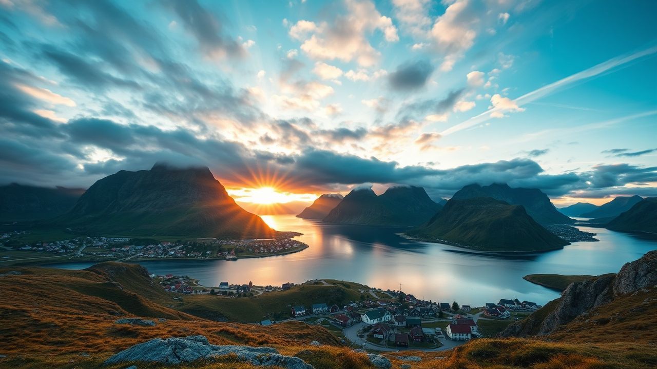Pristine Norway Lofoten Islands Drama