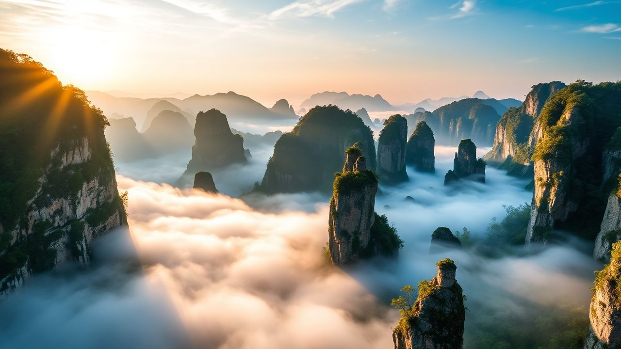 Glorious China Zhangjiajie Avatar in the Mist