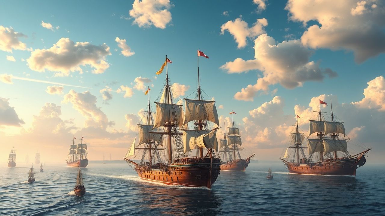 Brass Airship Fleet Victorian