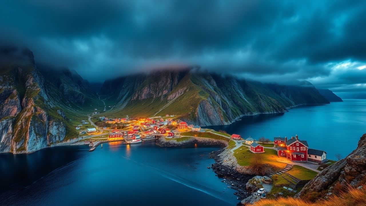 Wild Norway Fjord Cliffs Drama