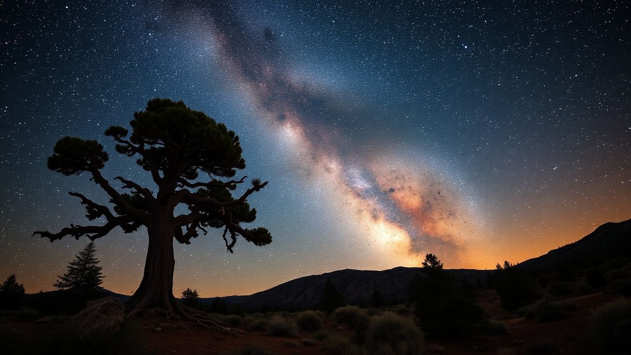 Golden Milky Way Core Ruins