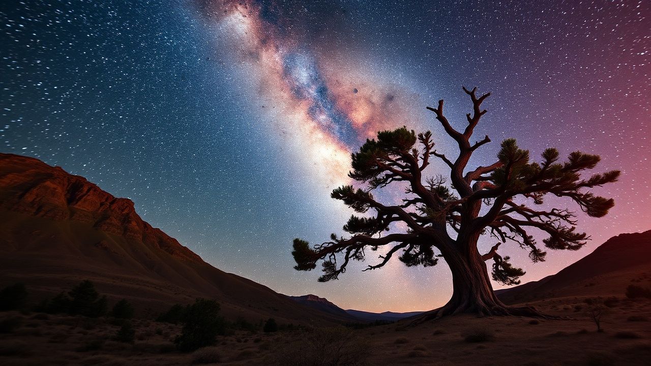 Tranquil Milky Way Core Ruins