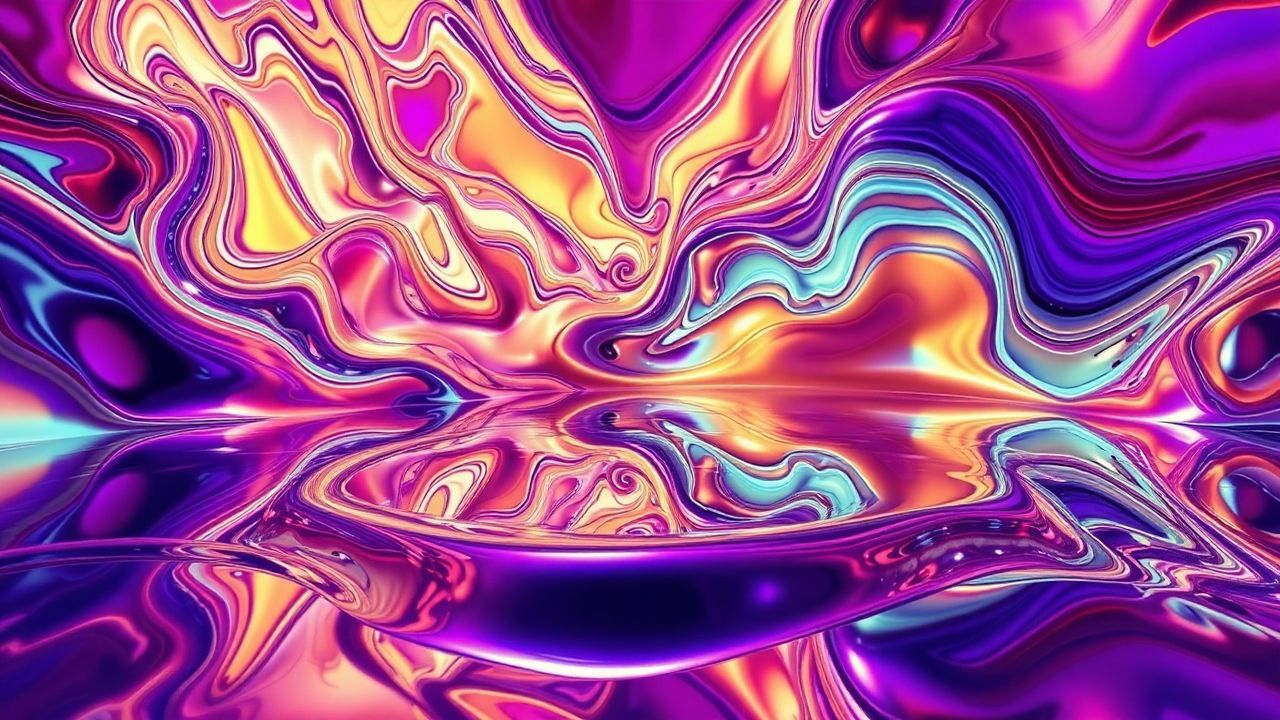Dynamic Liquid Chrome Morphing